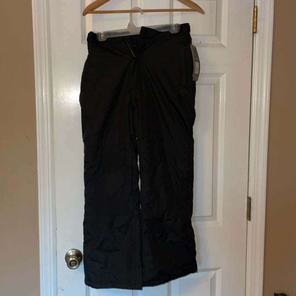 NEW Black Snow Pants Kids Size 14-16